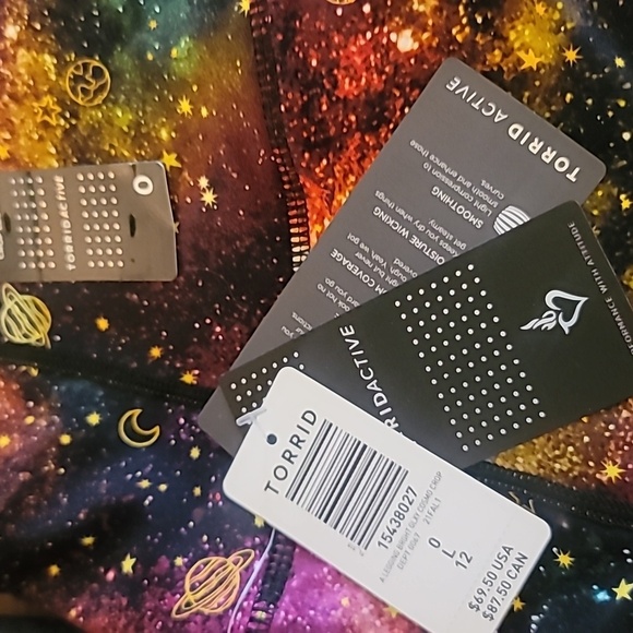 Torrid Performance Core Crop Active Legging With Side Pockets Size 0/L/12 - Picture 8 of 15